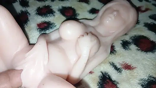 Ультра реалистичная силиконовая секс-кукла в видео от первого лица - ролевая игра с живой фантазией