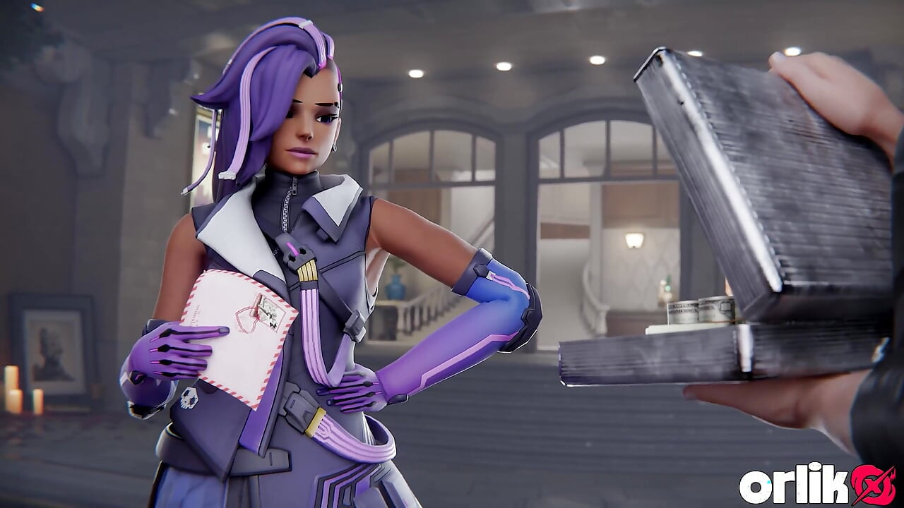 Sombra içeride büyük yarağı seviyor - 3 boyutlu overwatch animasyonu