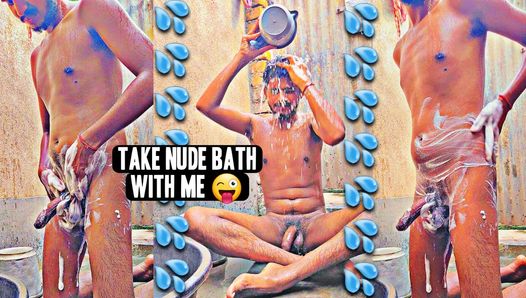 Bitte hilf mir, ein nacktes bad zu nehmen