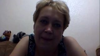 Sexy russian step mom webcam show