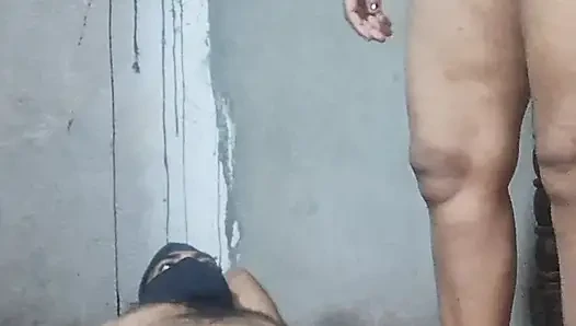 Lusty Richa taking out cum from cock of desi pornstar