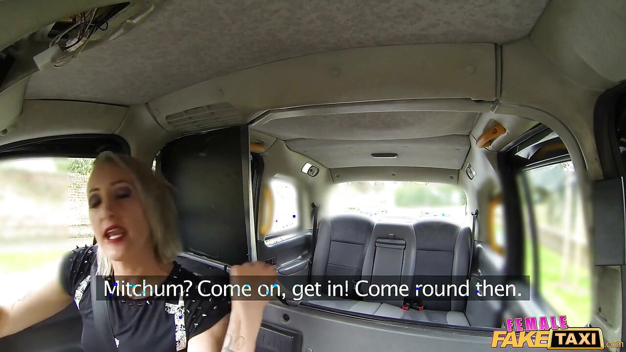 Female Fake Taxi - Blonde Lesbian Cab Driver Dominates Tattooed Redhead