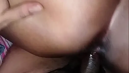 Mother-in-law and her stepdaughter, both brunettes, in a single compilation video