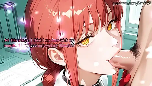 Your Doctor Makima is checking on your massive cock's health (Sex JOI)