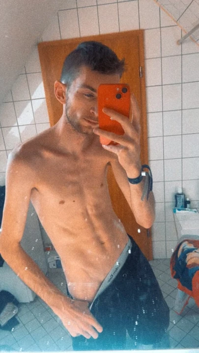 Skinny boy with Big Suprise.