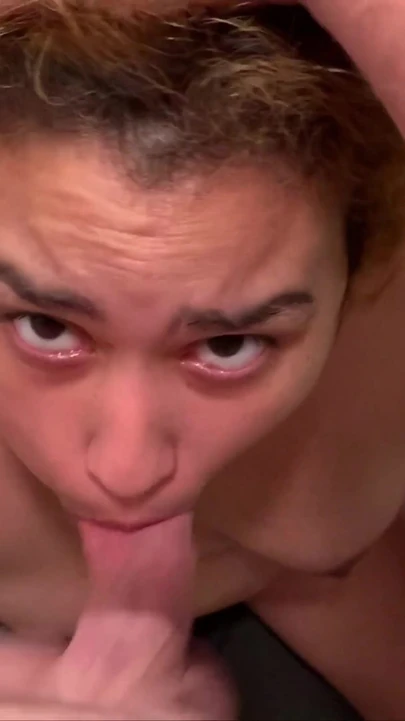 Thrilling moment from "POV Throatfucking Huge Load of Cum on Her Face"