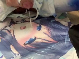 Anime áo phông bukkake miyuki shiba