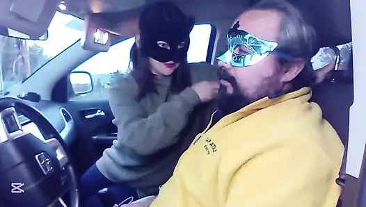 Face slapping in the Car