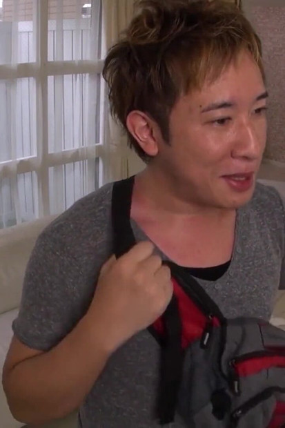 Small tits girl gags on a huge cock then gets hairy pussy fucked deep