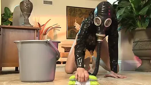 Fetischpaar fickt in latex