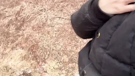 pee sexy on the forest so cool