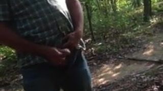 Str8 men in forest want to play