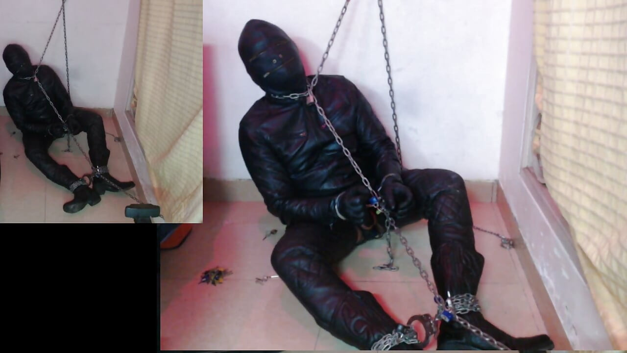 Self Bondage Gay Leather