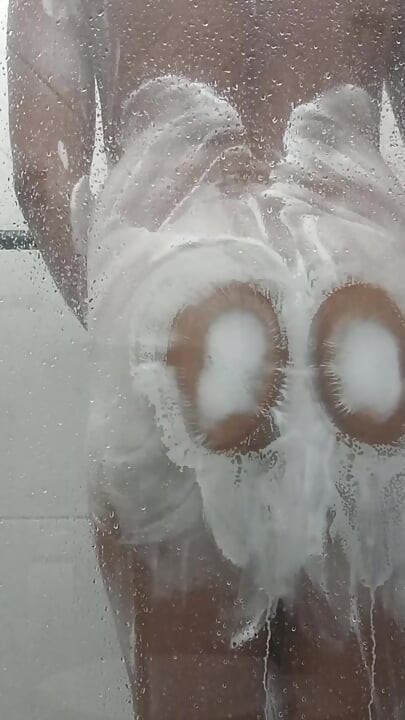 Sissy Boy Taking a Shower After Giving Her Ass to Her Owner