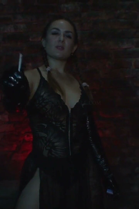 Smoking with Long Gloves on