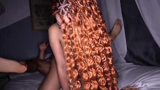 Insatiable Colombian slut fucks two friends in the same night!