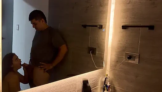 Shhh, don't let him suspect anything! - The wife ends up being unfaithful to the domicile
