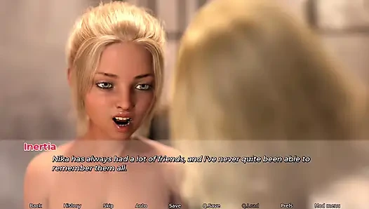 Inertia 1. Tenika & Inertia is taking a shower together.