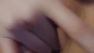 Bratty Goth Girl Sucks on Her Fingers Before Fucking Herself with Them