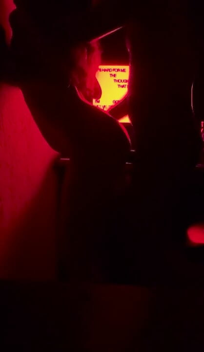 Intense Romanic Sex in Red Room Leads to Creampie After Blowjob