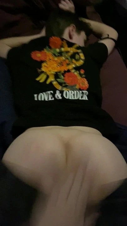 Spanking my trans boy