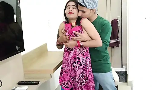 Step sister & Step brother fight for the banana hard fucking