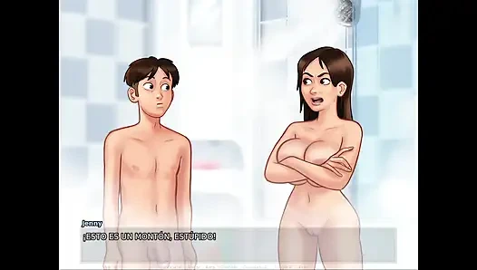 Pregnant stepmom has too much desire for sex and so does my stepsister - summertime saga
