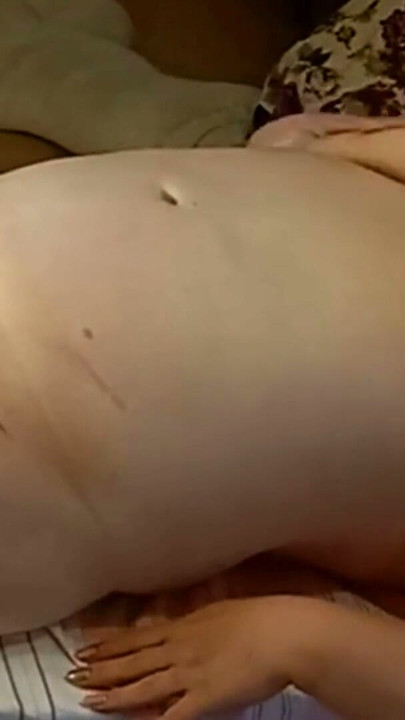 I gave my mother-in-law a body massage after which she sucks my dick and I cum on her big tits | Clip 1