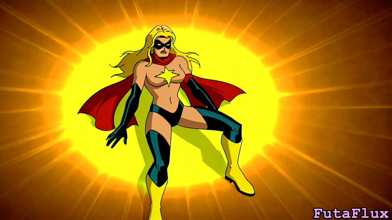Futanari Carol Danvers - Masturbating, Cumshots, Selfsucking and more!