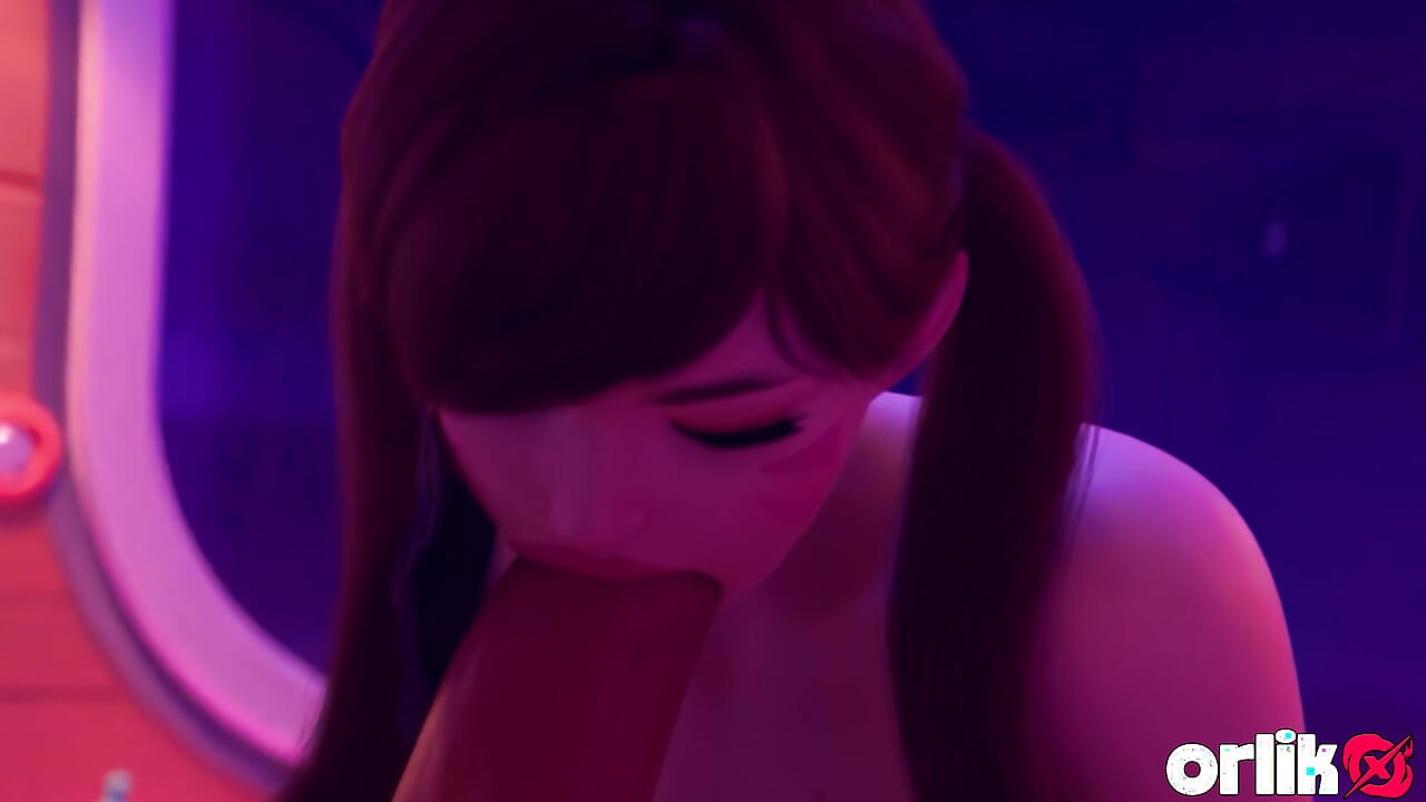 D.va Bad Girl Club Night Shift - Clients Creampie Fuck - Overwatch 3D Hentai