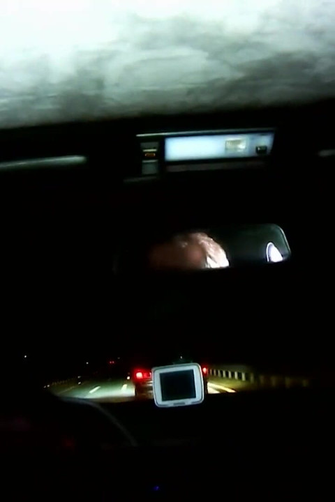 Threesome on German highway