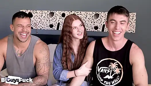 Gerçek hayattaki çift Latin King ile biseksüel seksi deniyor