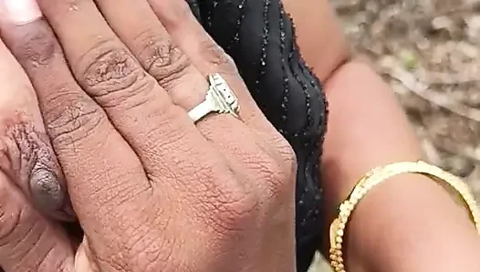 Hintli ateşli telugu öğretmen açık havada tam romantizm whail sikişiyor