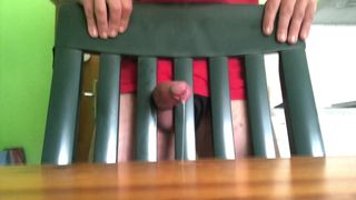 Fucking a chair with cumshot 2