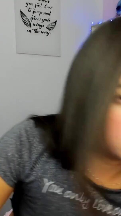 Beautiful webcam model Salome Colucci shows her tight anus and stimulates herself with her fingers trying to dilate it | Clip 2