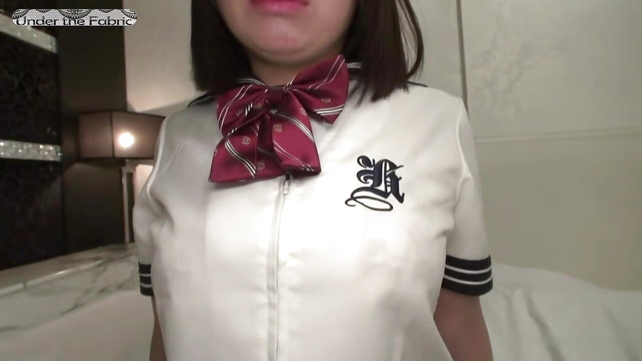 G-cup Lookalike Beauty - Uniform Hotel Date Turns Intimate