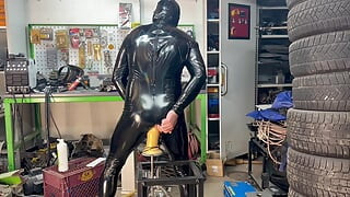 Garage Gimp Fucking machine Bam Dildo + 7.6 cm 40cm Long monster