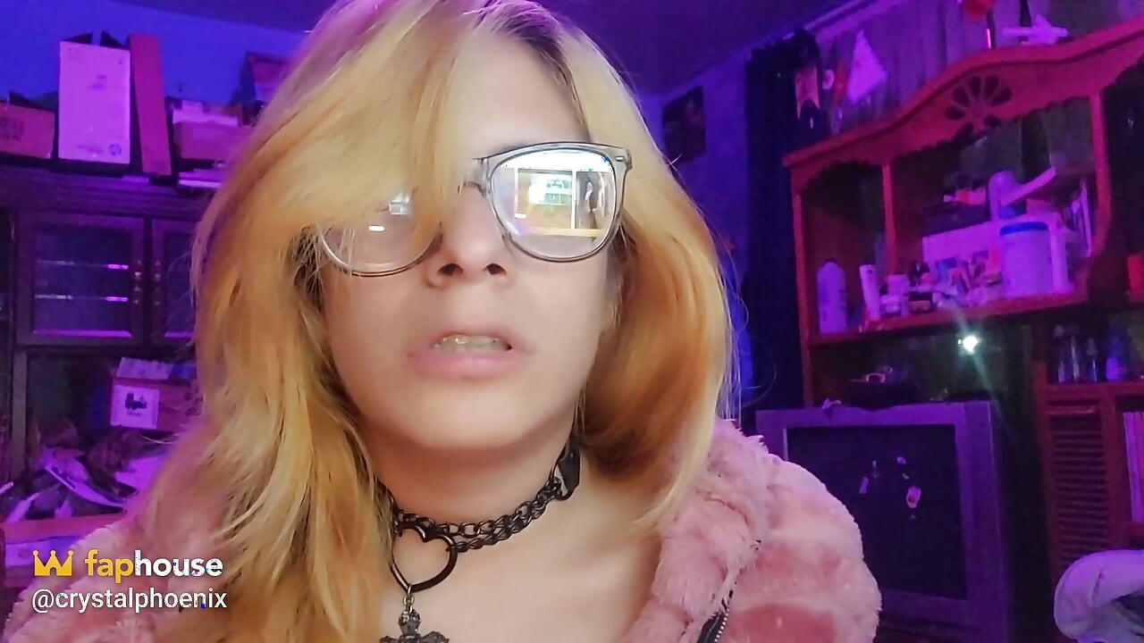Sissy Wears a Sex Necklace at the Asmr Church