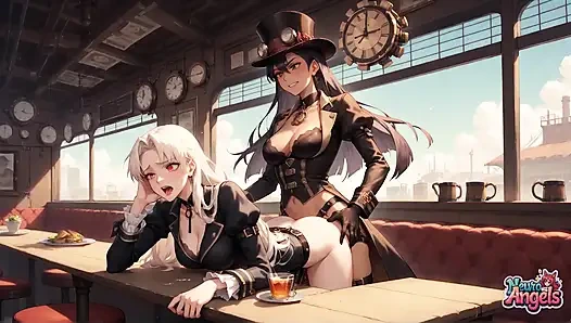 Creamy Steampunk Seduction: Maid's Whipped Cream Explosion