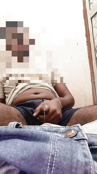 Sonu masturbated until he ejaculated.