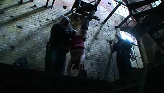 Bound Blonde Submits to Intense BDSM Threesome