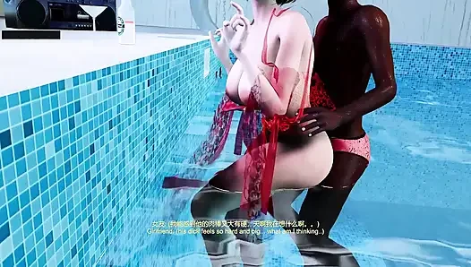 Büyük memeli render modunda aşırı yükleme- 3 boyutlu animasyon hentai