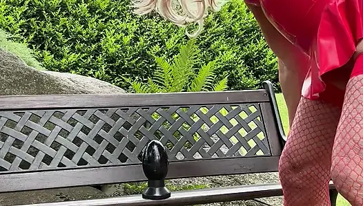 Shemale kassy54 plug anal