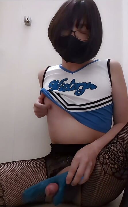 Watch This Pathetic, Masochistic Virgin as He Writhes Around, Spouting Dirty Talk, Touching His Own Nipples