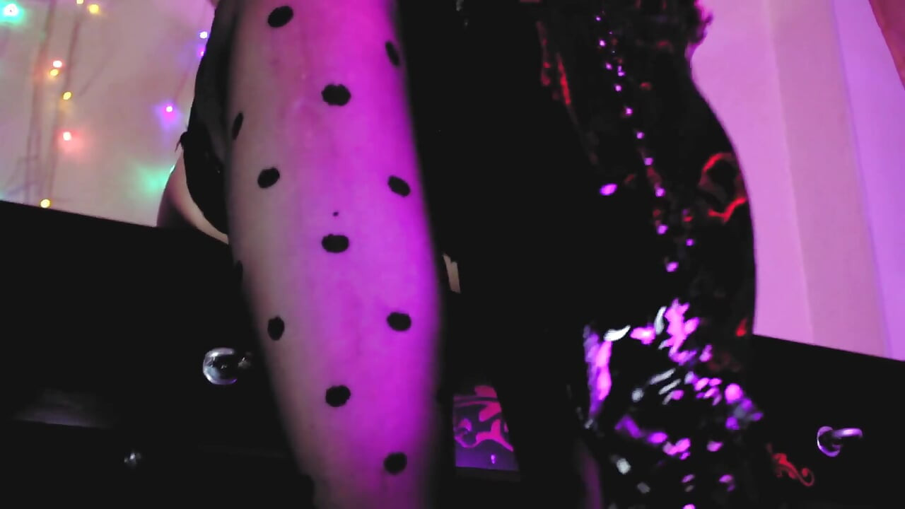 Mistress pink Eva Latex fetish goddess MILF dominatrix leather boots