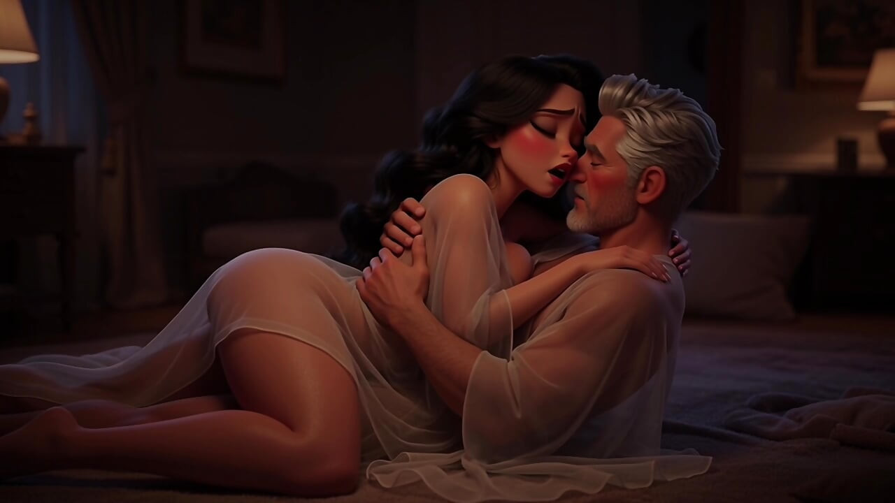 She really liked the plumber, she secretly jerked off to him, and then had sex with him