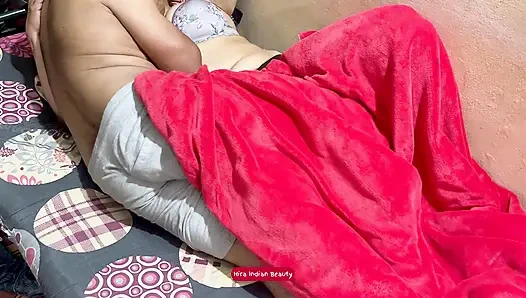 Erotic, Sensual Lovemaking: Pinching Hard Nipples, Playing Belly and Big Boobs