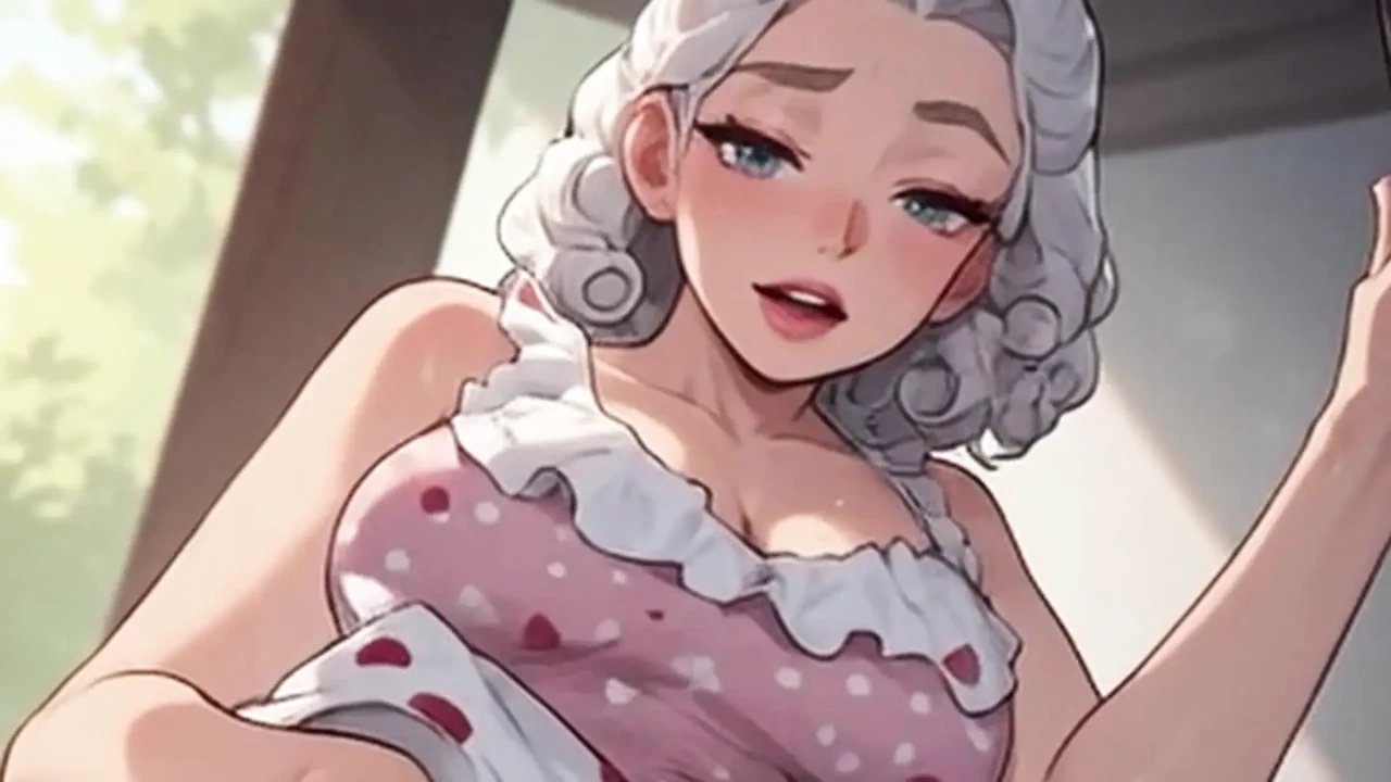 Waifu 熟女老师 第一人称视角 - 向日葵连衣裙长凳特写挑逗和啪啪啪（100万预告片）