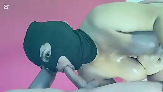 Beautiful GF Gives Extreme Deepthroat Before Anal Penetration