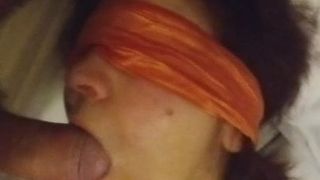 Bulgarian Milf suckling dick